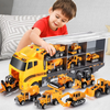 Diecast Friction Cars with Play Mat Toy Vehicles for Kids