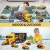 Diecast Friction Cars with Play Mat Toy Vehicles for Kids