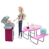 Kitchen Cooking Theme Plastic Doll Toy - Dress Up Doll Toy for Girls