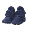 ORGANIC COTTON GRIPPER BABY BOOTIE - TRUE NAVY