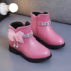 Girls' Fashion Martin Winter Snow Leather Boots